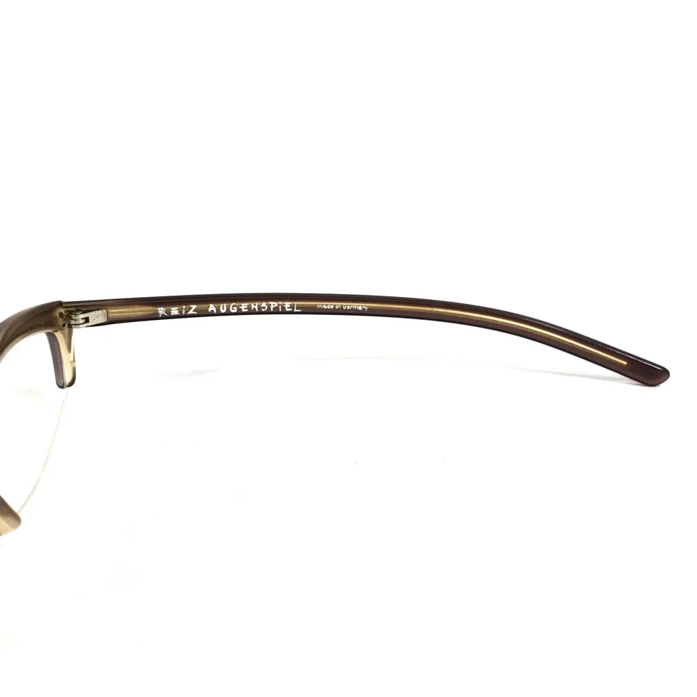 Reiz Augenspiel Eyeglasses Frames NI Col 26 Shiny Purple Brown Cat Eye 50-15-140